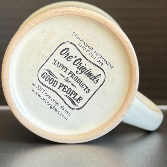 Set Of 2 Ore Originals Ruler Design Ceramic Mugs Dishwasher Microwave Safe White - Picture 6 of 9